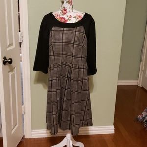 2xl dress with 3/4 sleeves